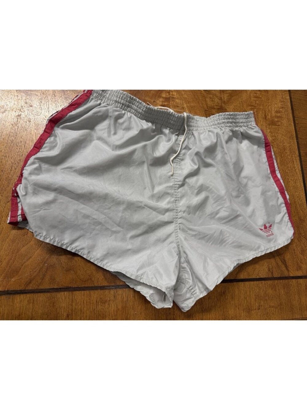 Vtg 70s 80s Adidas Men’s Large Gray Running Shorts Sprinter Track Liner Made USA